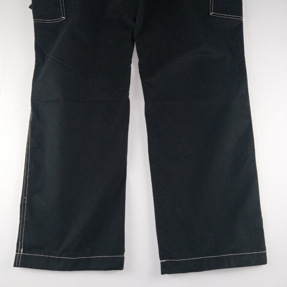 True Religion Cargo Pants Men's Size 34 Jet Black Relaxed Fit Flap Pockets - Picture 5 of 9